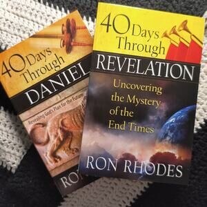 "40 Days Through" Bible Study Book Set by Ron Rhodes